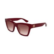 Burgundy Red Zonnebril Gg1714S Model Gucci , Red , Dames