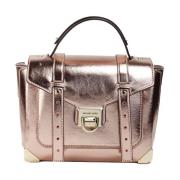 Rose Gouden Schoudertas met Crossbody Riem Michael Kors , Pink , Dames