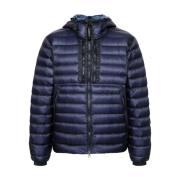 Navy Donsjas met Goggle Detail C.p. Company , Blue , Heren