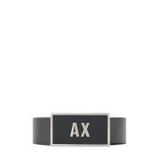 Zwarte Riem Set 3 Stuks Armani Exchange , Black , Heren