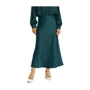 Lange rok met strass Alma EN Pena , Green , Dames