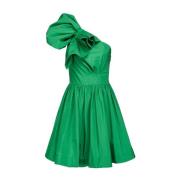 Smaragdgroene One Shoulder Jurk Pinko , Green , Dames