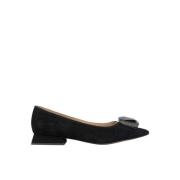 Ballerina plat met detail Alma EN Pena , Black , Dames