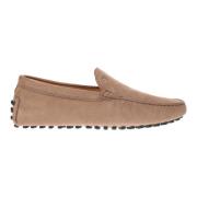 Grijze Loafers Stijlvolle Mocassino Schoenen Tod's , Beige , Heren