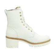 Lace-up Boots Panama Jack , White , Dames