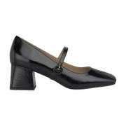 Middelhoge gespschoen Alma EN Pena , Black , Dames