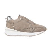 Sneaker met details Alma EN Pena , Beige , Dames