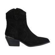 Platte enkellaarsjes laag been Alma EN Pena , Black , Dames