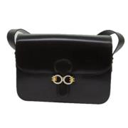 Pre-owned Leather celine-bags Celine Vintage , Black , Dames