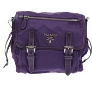 Pre-owned Fabric prada-bags Prada Vintage , Purple , Dames