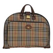 Pre-owned Canvas handbags Burberry Vintage , Brown , Dames