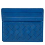 Pre-owned Leather wallets Bottega Veneta Vintage , Blue , Heren