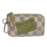 Pre-owned Canvas wallets Louis Vuitton Vintage , Beige , Dames