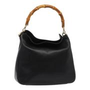 Pre-owned Leather gucci-bags Gucci Vintage , Black , Dames