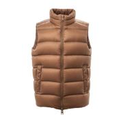 Gewatteerde Mouwloze Puffer Vest Herno , Brown , Heren