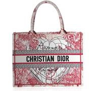 Pre-owned Canvas totes Dior Vintage , Red , Dames