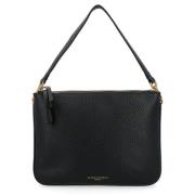 Zwarte leren crossbody tas Frida Nero Gianni Chiarini , Black , Dames