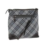 Pre-owned Nylon shoulder-bags Burberry Vintage , Black , Dames