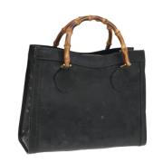 Pre-owned Leather gucci-bags Gucci Vintage , Black , Dames