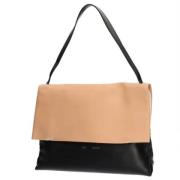 Pre-owned Leather celine-bags Celine Vintage , Beige , Dames