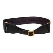 Pre-owned Fabric belts Dior Vintage , Black , Dames