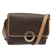 Pre-owned Canvas shoulder-bags Celine Vintage , Brown , Dames