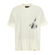 Club Sleutels Grafische Oversized T-shirt Represent , Beige , Heren