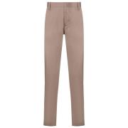 Slim-cut Dove Grey Tailored Trousers Emporio Armani , Gray , Heren