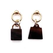 Pre-owned Metal earrings Hermès Vintage , Multicolor , Dames