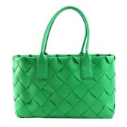 Pre-owned Leather totes Bottega Veneta Vintage , Green , Dames