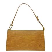 Pre-owned Leather louis-vuitton-bags Louis Vuitton Vintage , Yellow , ...