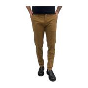 Stijlvolle broek voor mannen Siviglia , Brown , Heren