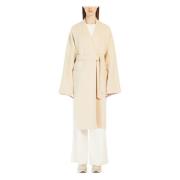 Wikkeljas van zuivere wol Max Mara Weekend , Beige , Dames