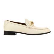 The Blond Edition Leren Loafers Valentino Garavani , Beige , Dames