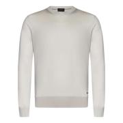 Luxe Ivoor Crew-Neck Sweater Brioni , Beige , Heren