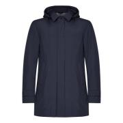 Blauwe Jas Aw24 Verhoog Stijl Herno , Blue , Heren