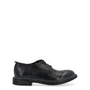 Zwarte Heren Veterschoenen Moma , Black , Heren