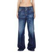 Reiziger Wide-Leg Jeans Dsquared2 , Blue , Dames