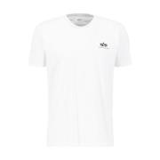 Backprint T-shirt Lente/Zomer 2024 Wit Alpha Industries , White , Here...