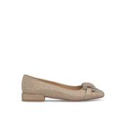 Ballerina met glitter Alma EN Pena , Beige , Dames