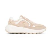 Chunky Fashion Runner Dameschoenen Tommy Hilfiger , Beige , Dames