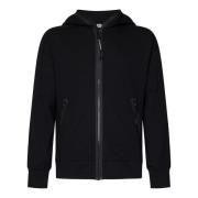 Zwarte Sweatshirt met Goggle Hood C.p. Company , Black , Heren