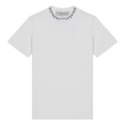 Korte mouwen ronde hals T-shirt Golden Goose , White , Dames