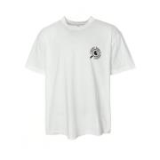 Grafische Logo Print T-Shirt Carhartt Wip , White , Heren