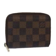 Pre-owned Canvas wallets Louis Vuitton Vintage , Brown , Dames