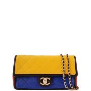 Pre-owned Fabric chanel-bags Chanel Vintage , Yellow , Dames