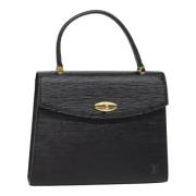 Pre-owned Leather louis-vuitton-bags Louis Vuitton Vintage , Black , D...