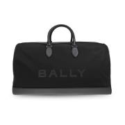 Handbagage met bedrukt logo Bally , Black , Heren