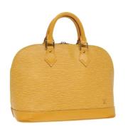 Pre-owned Leather louis-vuitton-bags Louis Vuitton Vintage , Yellow , ...