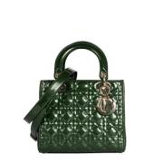 Pre-owned Leather dior-bags Dior Vintage , Green , Dames